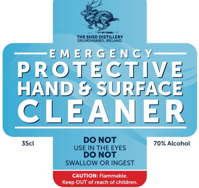 Drumshanbo's The Shed to distribute alcohol based hand & surface cleaner across the region