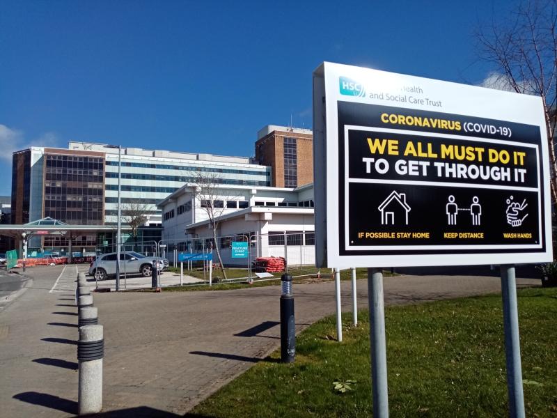 Off duty staff  from Enniskillen hospital called into work