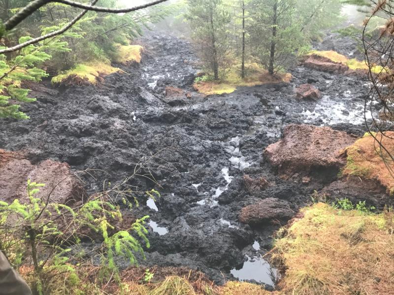 Farmers group visit site of Drumkeeran landslide