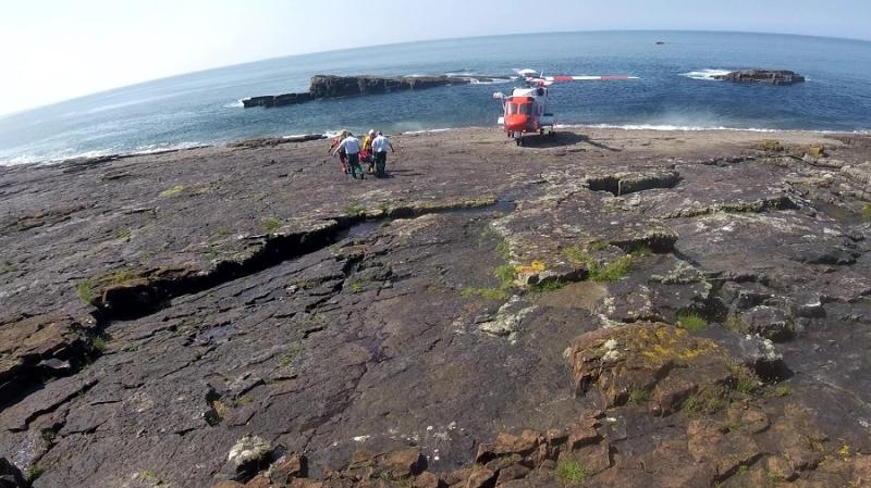 Donegal RNLI volunteers tasked to assist woman who fell at cliffs