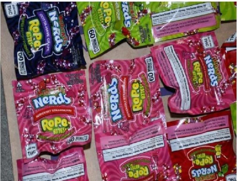 Gardaí in Laois recover thousands of euro worth of cannabis-infused edibles in sweets packaging