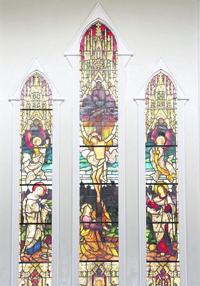 Sisters of Charity donate stained glass window to Ballinamore church