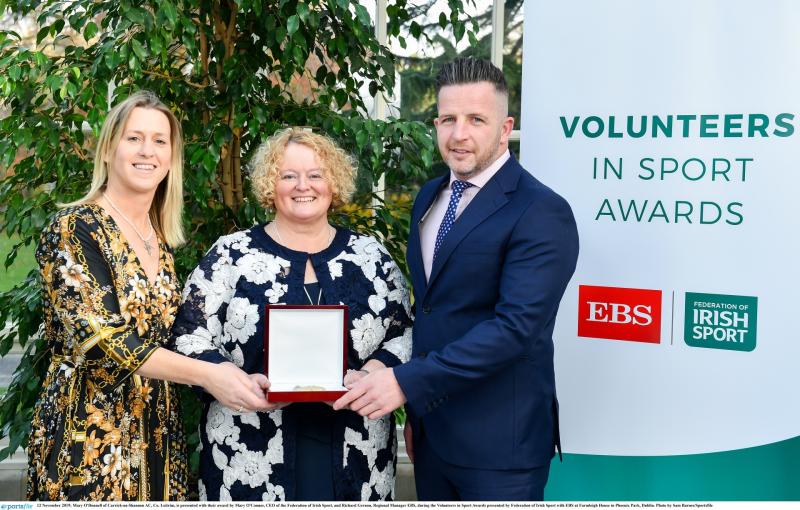 Friday deadline to nominate someone for EBS Federation of Irish 2020 Volunteer in Sport Awards
