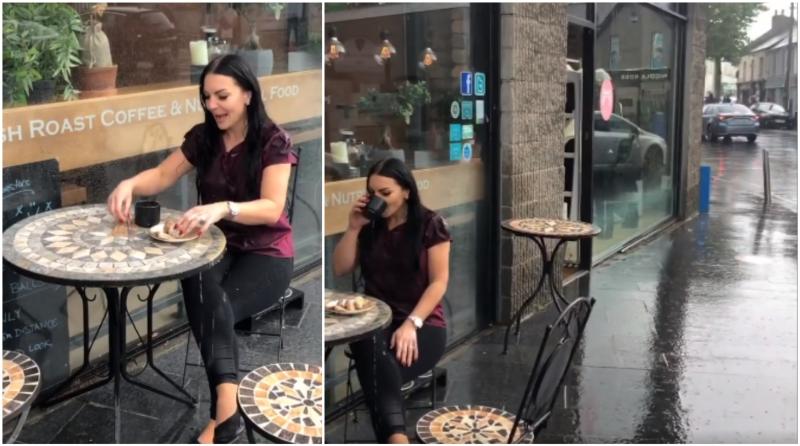 WATCH: Irish caf&eacute; brilliantly mock government's call for outdoor dining in October 