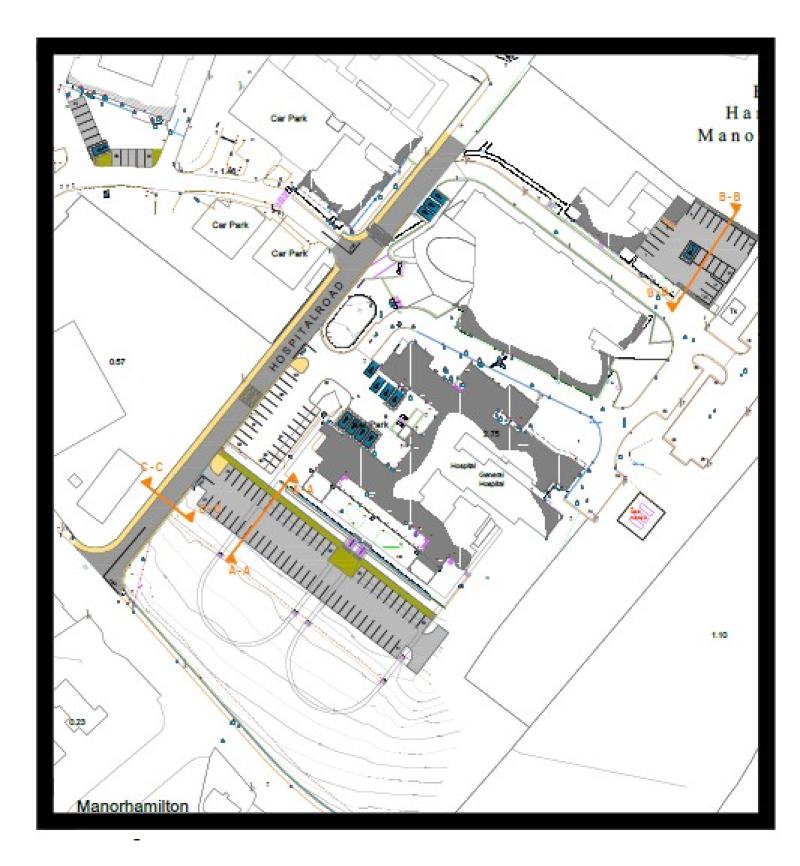 Additional car parking and road upgrade works to Primary Care Centre and Our Lady&rsquo;s Hospital in Manorhamilton