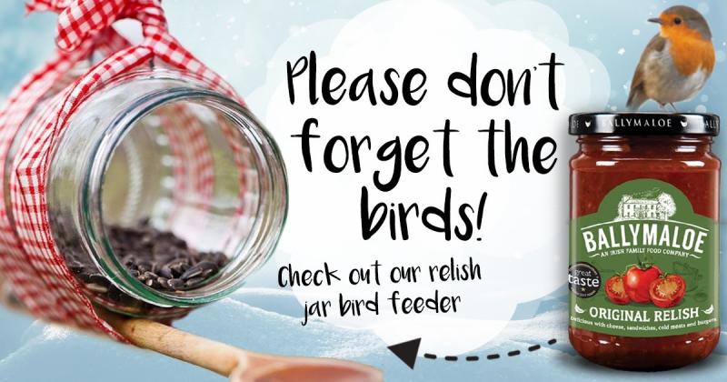 Make your own DIY glass bird feeder this festive season