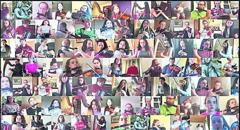 Music Generation Leitrim's Youth Trad Orchestra video an internet sensation