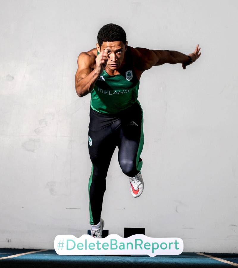 Team Ireland athletes make stand against online abuse discrimination and hate speech as part of new campaign
