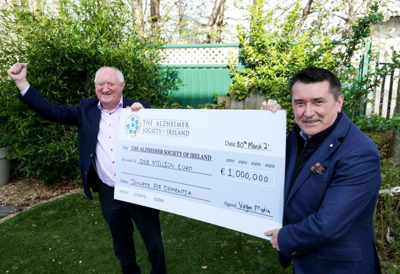 Donate for Dementia campaign raises &euro;1 million for The Alzheimer Society of Ireland