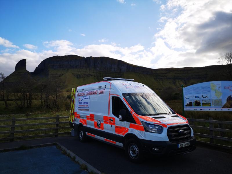 Sligo Leitrim Mountain Rescue Team come to the aid of walker at Eagles Rock
