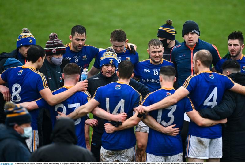GAA: Longford to face Carlow  in opening round of  2021 Leinster senior football championship 