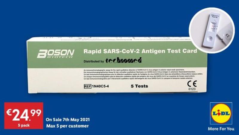 Leitrim people urged not to buy supermarket Covid tests