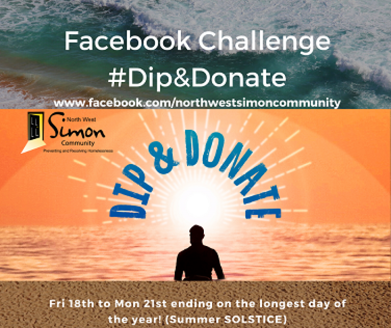 Dip & Donate in Leitrim for North West Simon Community