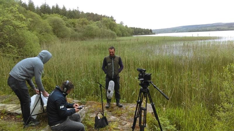 Filming in Glenfarne for exciting new AV project 