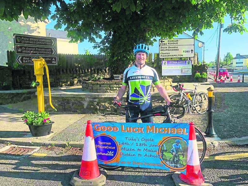 Leitrim Village man to cycle the length and breadth of the country for Down Syndrome Ireland