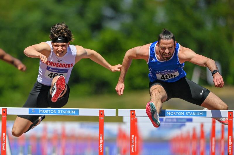 Famous five for Gerard O'Donnell as he claims fifth National 110m Hurdle title in a row