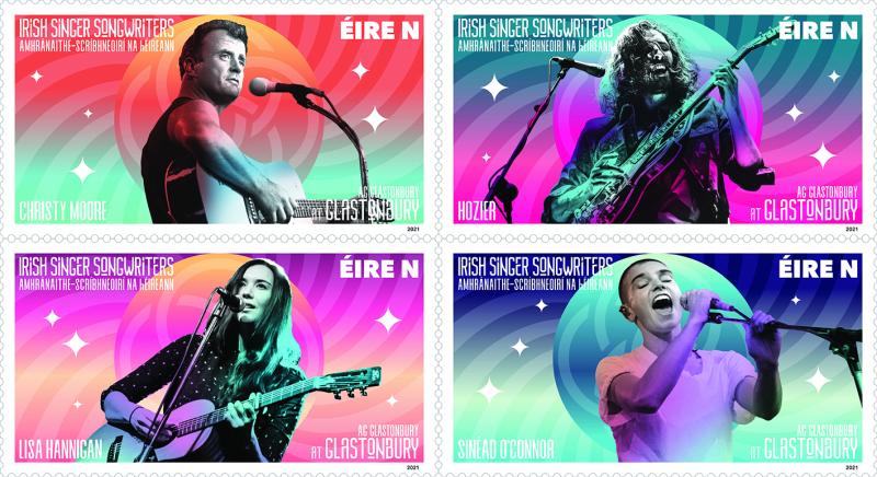 New Irish stamps celebrate Christy Moore, Lisa Hannigan, Hozier and Sinéad O’Connor