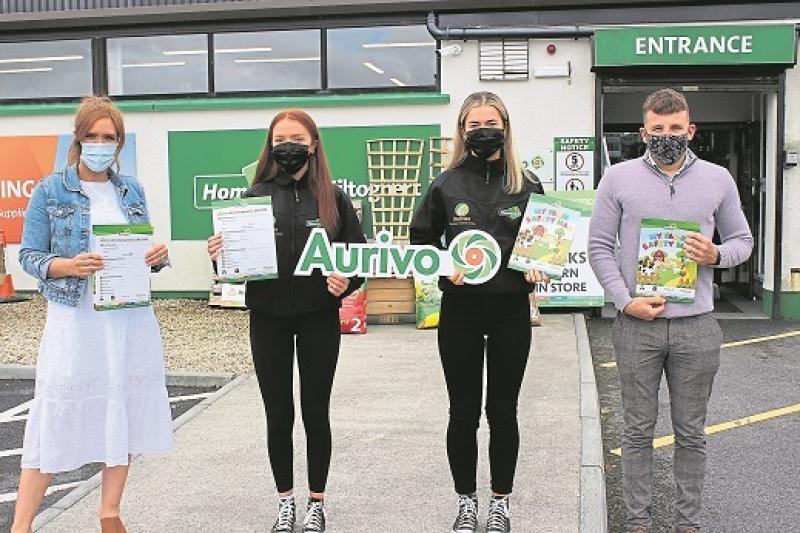 Homeland and Nutrias Animal Feeds join with Leitrim students to promote safety initiative