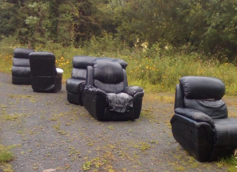 Disgraceful dumping of furniture and household waste