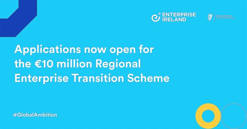 €10 million in grant funding open now for Regional Enterprise Transition Scheme