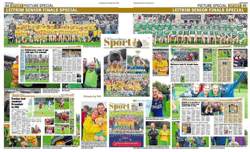 RELIVE AN EPIC WEEKEND FOR LEITRIM GAELIC GAMES WITH THE LEITRIM OBSERVER