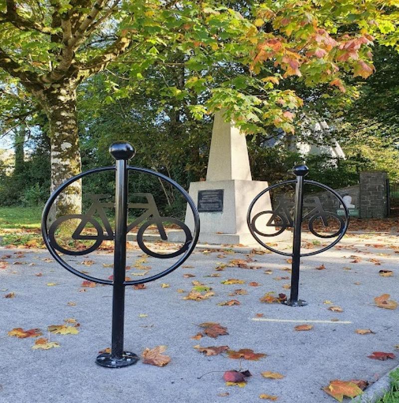 Impressive new bike stands in Drumsna a boost for cyclists