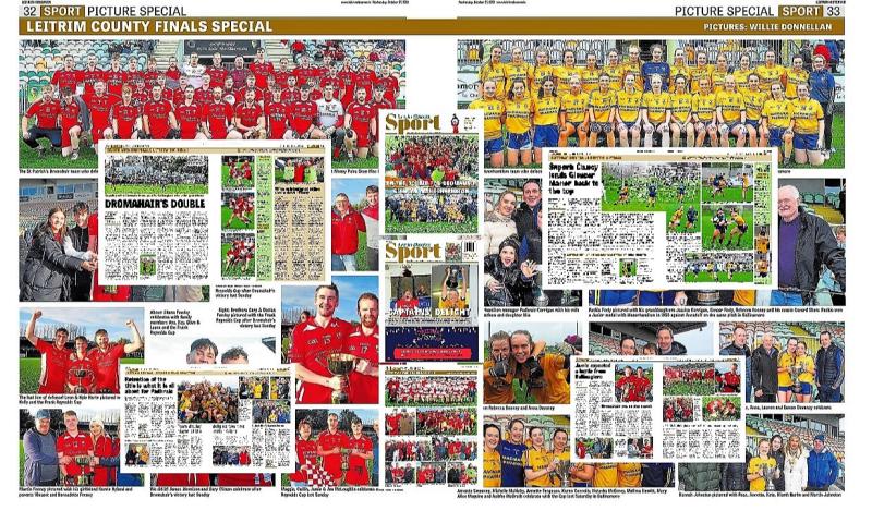 Celebrating Leitrim County Final success for St Patrick's Dromahair and Glencar Manorhamilton in special pullout