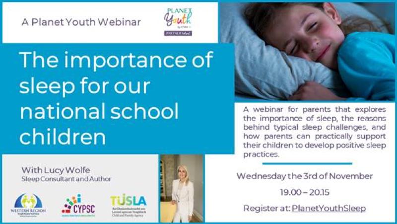 Is your child getting enough sleep? Webinar open to Leitrim parents