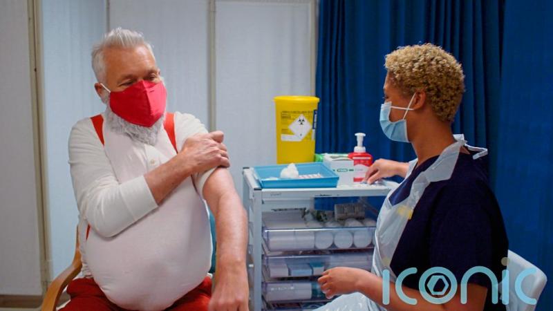 Jab Boost - Martin Kemp plays Santa in new vaccine campaign 