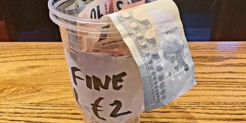 Any mention of Covid in one Donegal bar and you'll be fined
