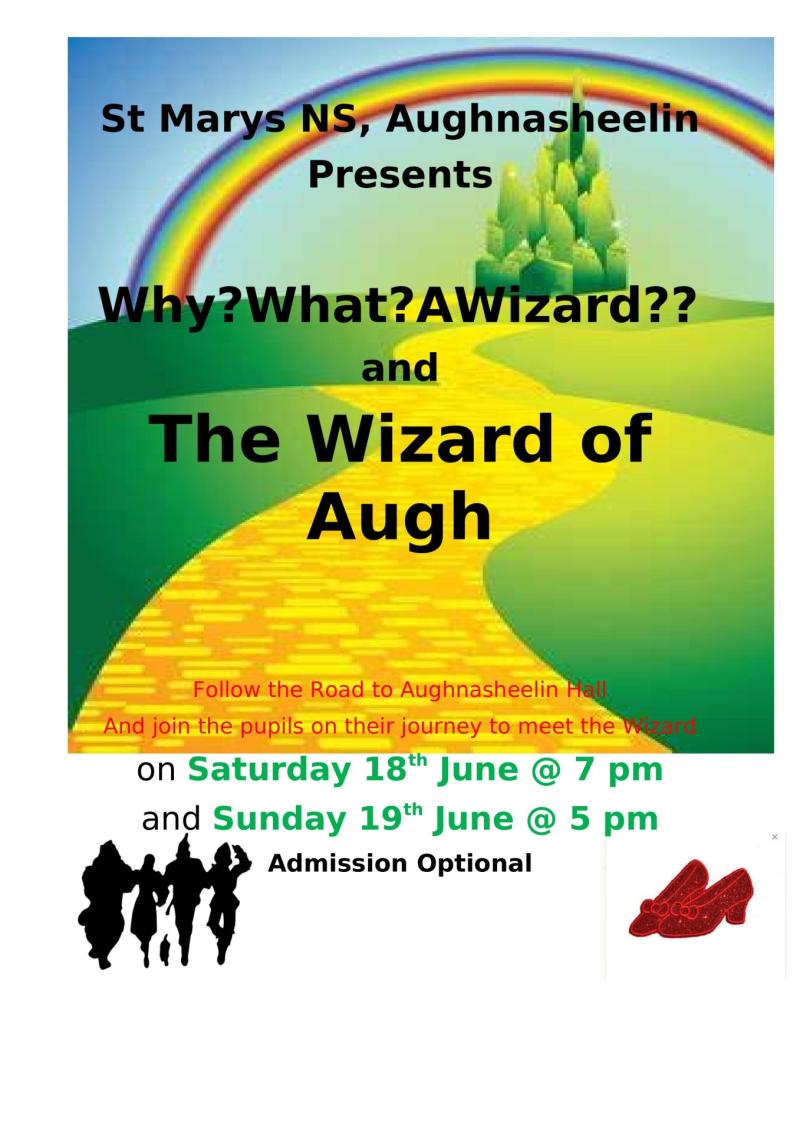 St Mary's National School presents The  Wizard of Augh