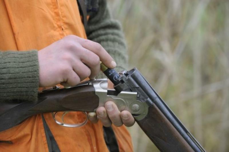 man with rifle