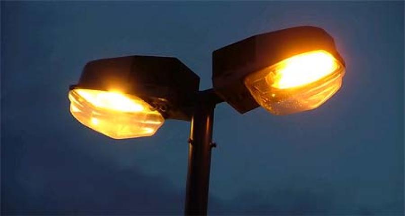 Only one of the street lights is functional out of eleven for an estate of 29 houses