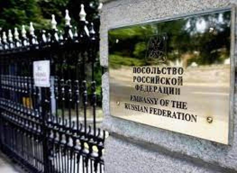 Watch: Leitrim lorry reversed through gates of Russian Embassy in Dublin