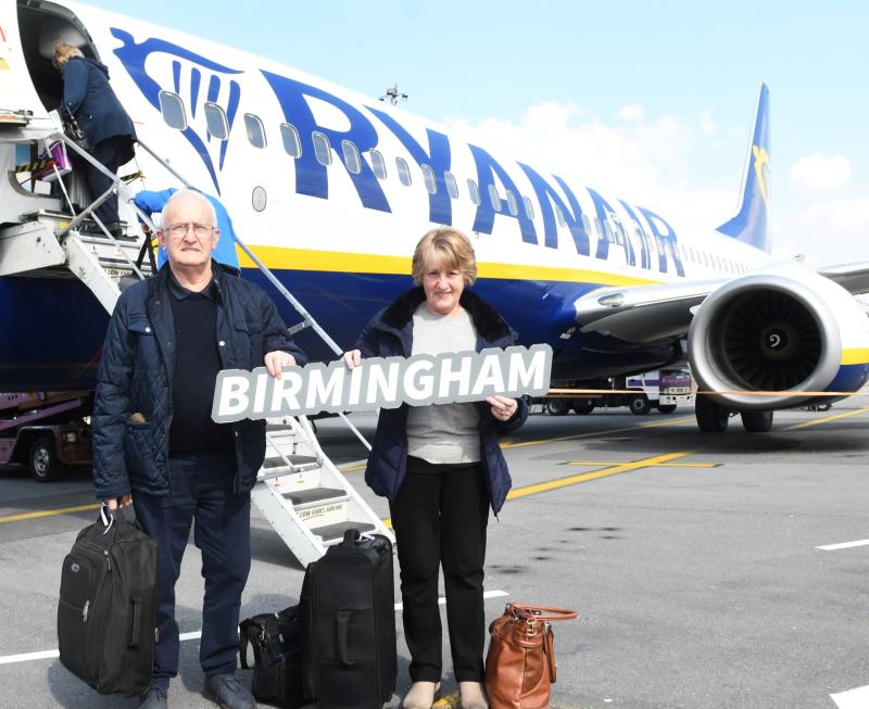 Ryanair commences new Birmingham service from Ireland West Airport