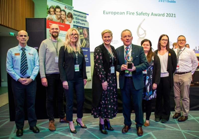 Prestigious  European award for Leitrim fire service