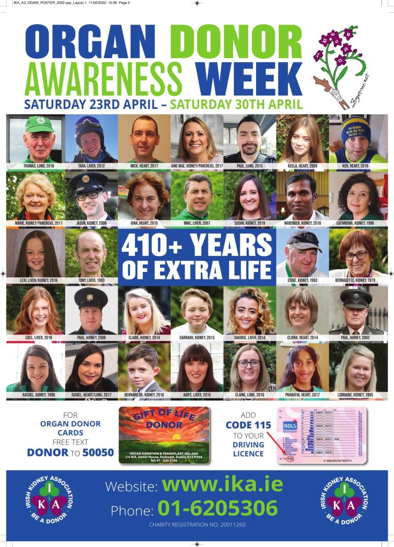 Leitrim woman appears on new Organ Donor poster