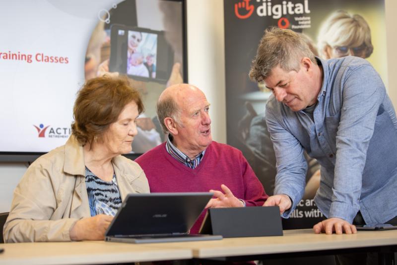 Free digital skills classes for older people in Leitrim