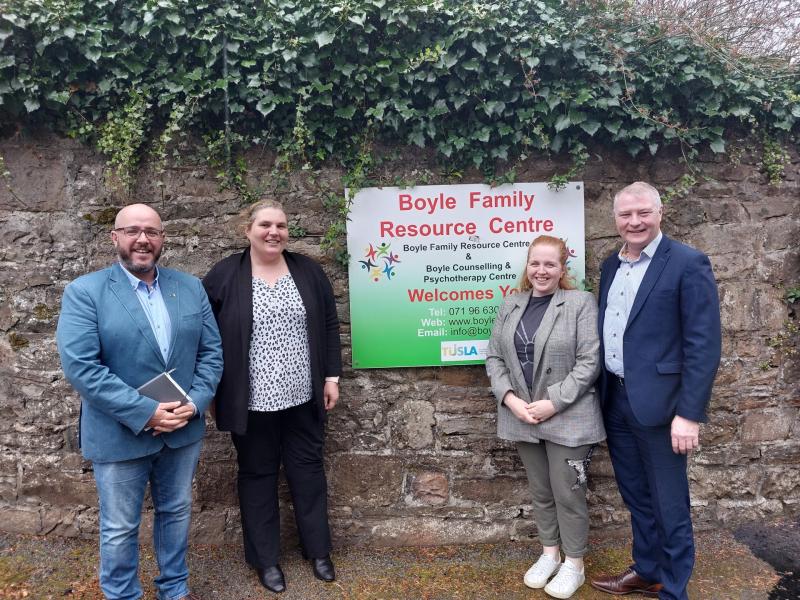 Local MEP commends work of Boyle Family Resource Centre