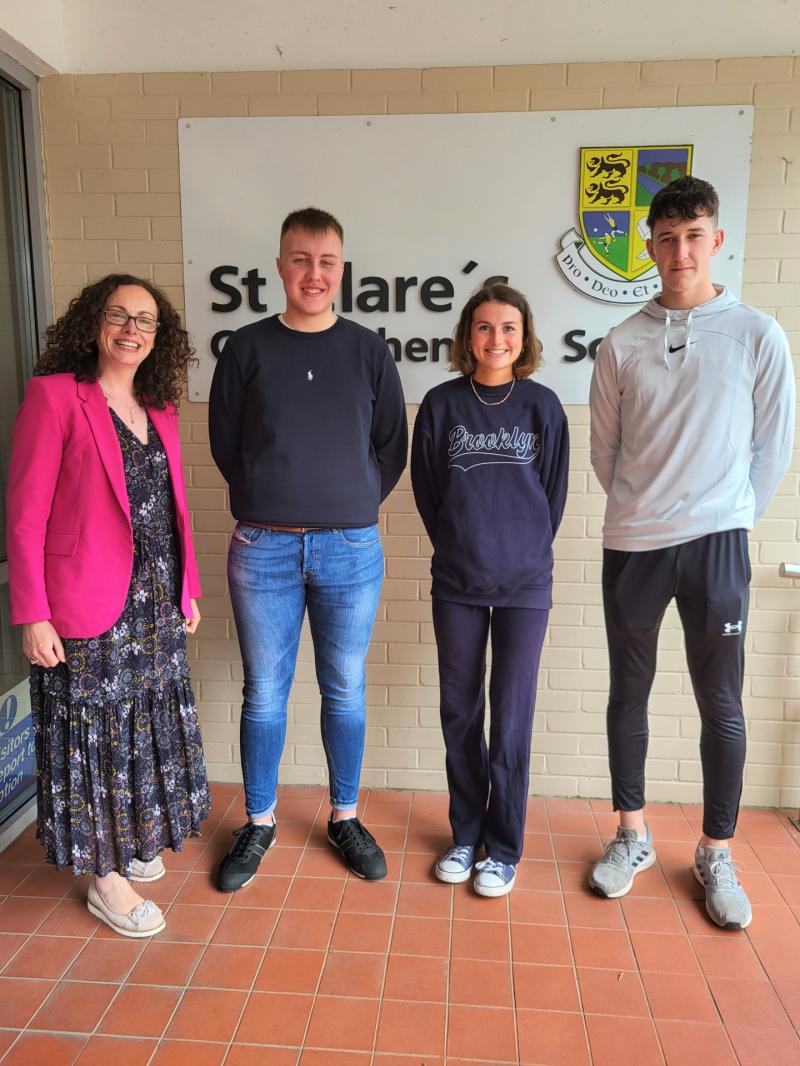 Manorhamilton students  receive top  results in Leaving Cert