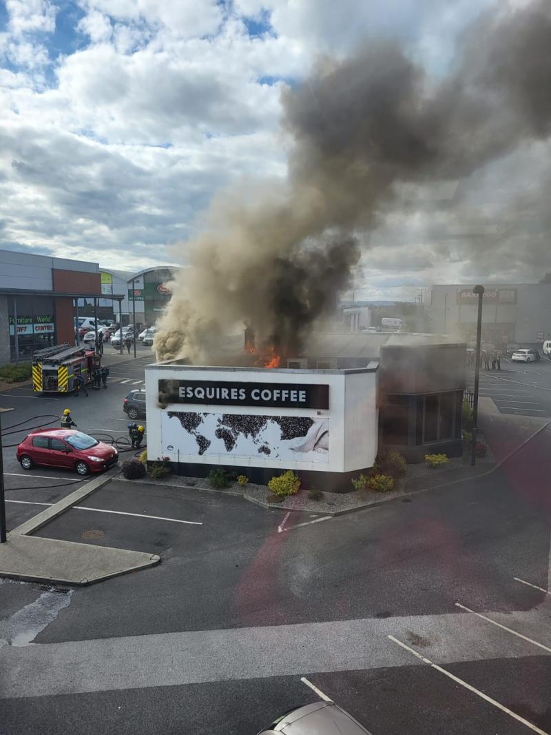 BREAKING | Longford fire service tackling serious blaze at N4 Axis Centre