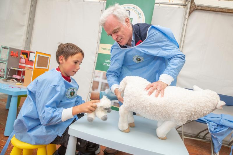 Leitrim children learn veterinary skills at 2022 National Ploughing Championships