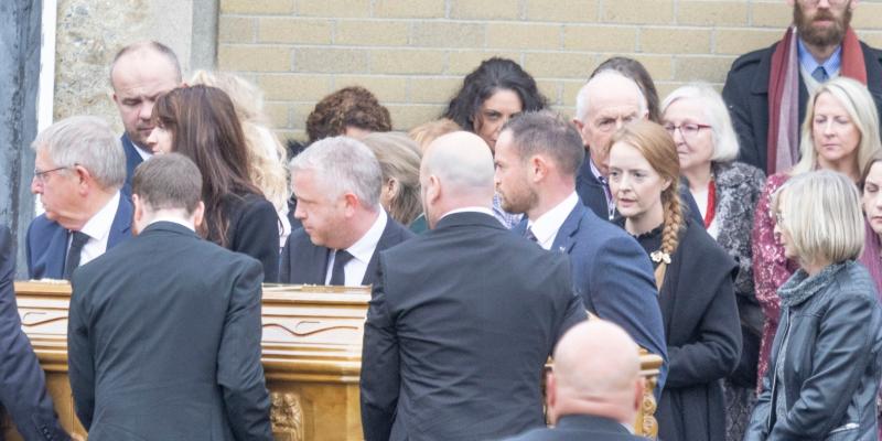 James O&rsquo;Flaherty&rsquo;s son, 12, tells mourners to cherish their families