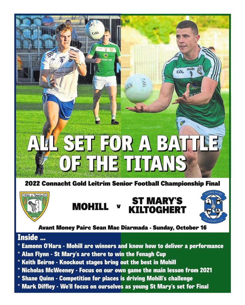 Beirne factor dominates final talk as Mohill tipped for Leitrim SFC Final glory