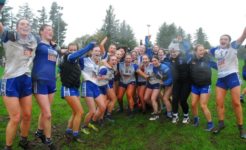 St Mary's Ladies celebrate in the rain as they lift Intermediate title - GALLERY