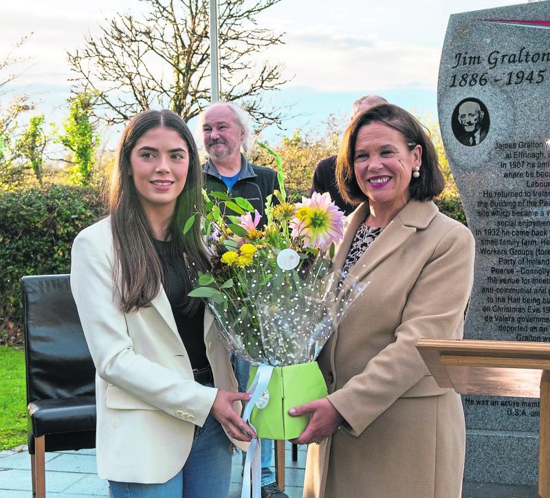Gallery: Sinn F&eacute;in's Mary Lou McDonald plants Unity Tree at the Gralton Monument