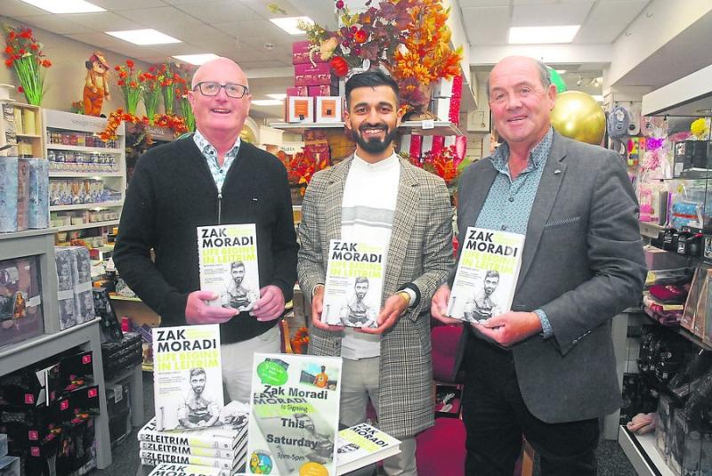 Zak Moradi's 'Life Begins in Leitrim' book signing in Mulvey's House of Gifts