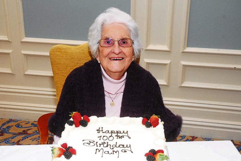 Annie Moreton celebrates her 100th birthday with family and friends