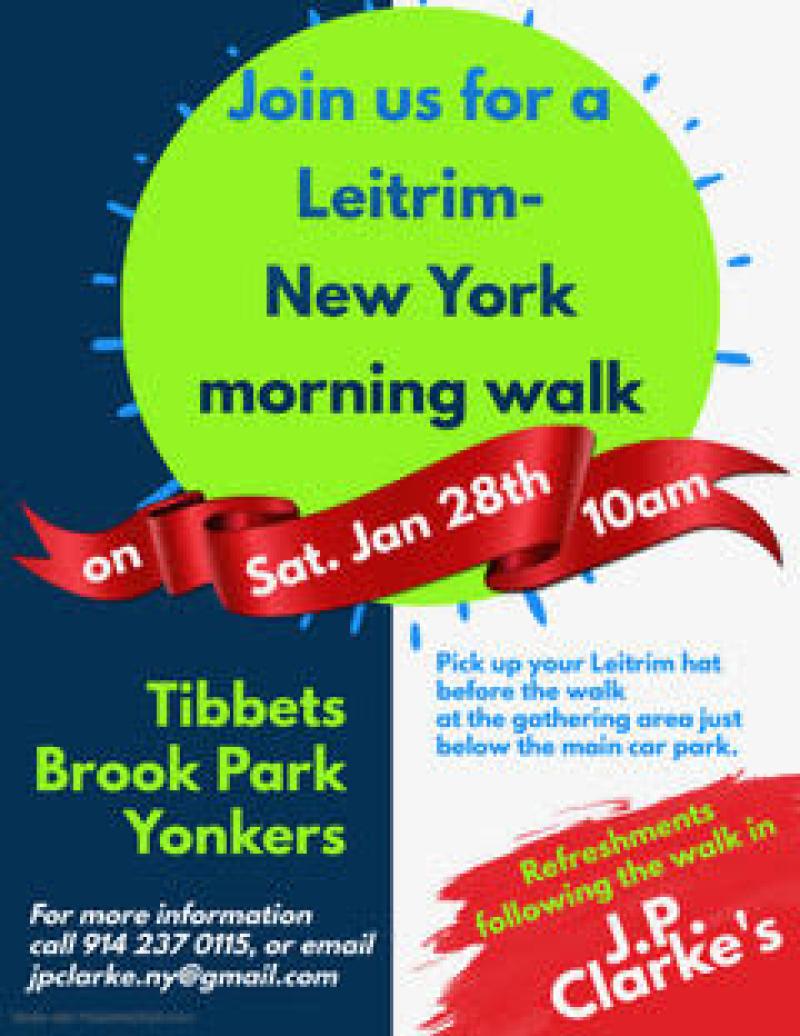Leitrim supporters in the Big Apple gather for grand finale of 50 Mile Challenge