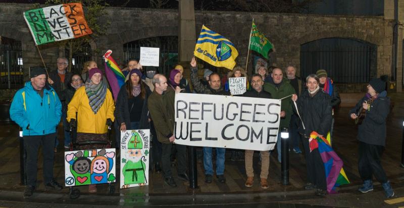 Anti fascism protest held in Carrick-on-Shannon